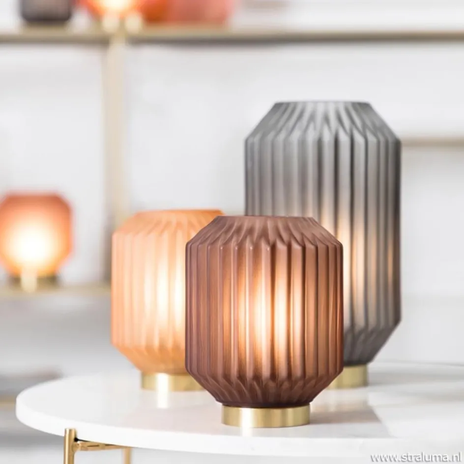 Tafellamp Ivot op batterij mat blauw groot>Straluma Outlet