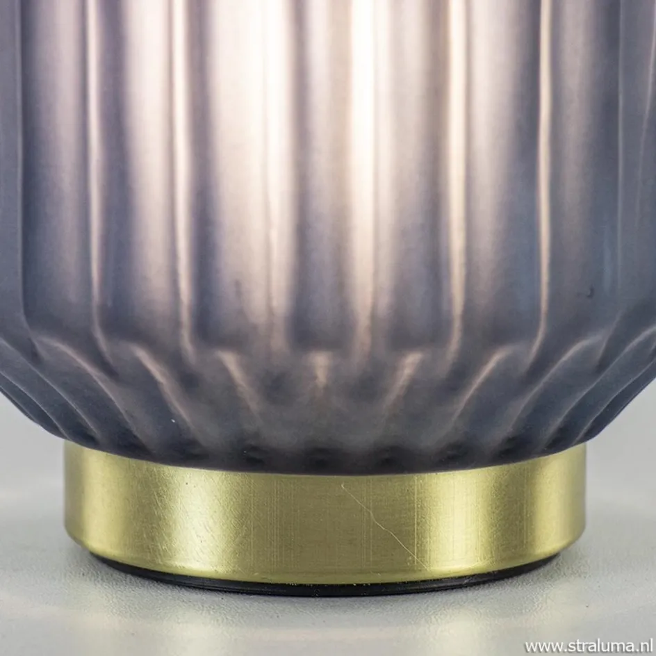 Tafellamp Ivot op batterij mat blauw klein>Straluma Outlet