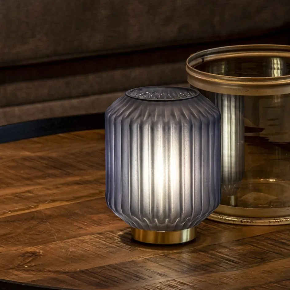 Tafellamp Ivot op batterij mat blauw klein>Straluma Outlet