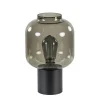 Tafellamp Lett zwart + smoke glas 20cm>Straluma Hot