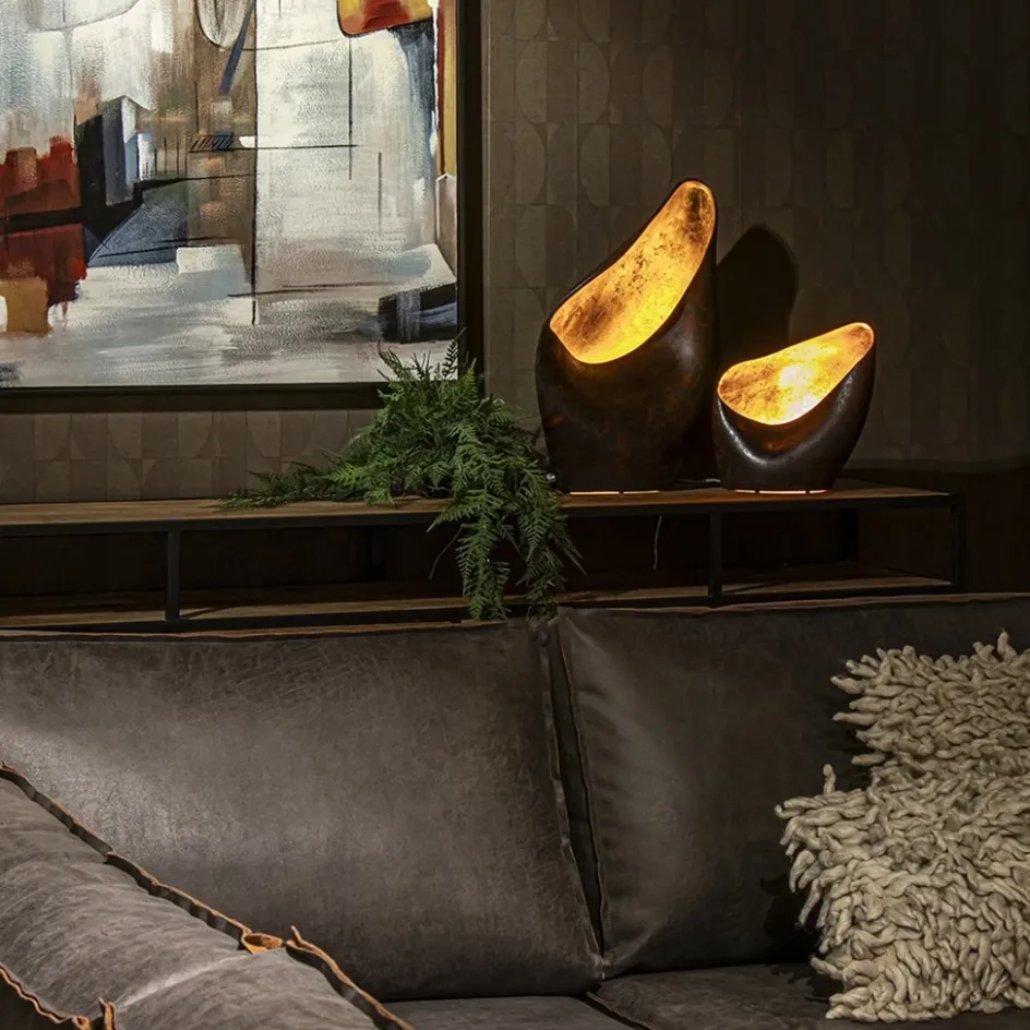 Tafellamp Nature 33 corten/goldleaf>Straluma Online