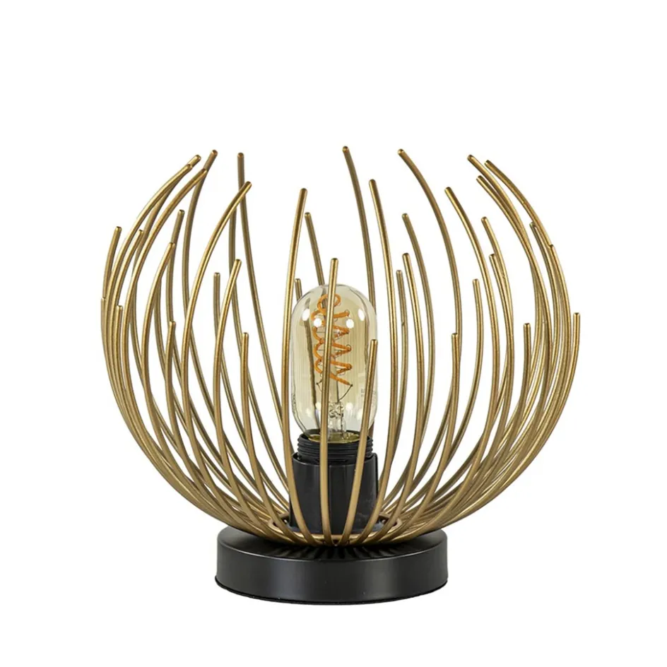 Tafellamp Nest klein zwart/matgoud>Straluma New