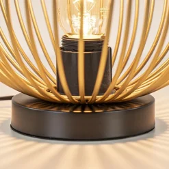 Tafellamp Nest klein zwart/matgoud><noscript><img width=