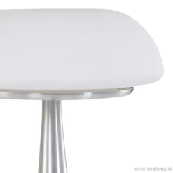 Tafellamp Purissima staal met opaal glas>Straluma Discount