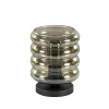 Tafellamp Quinto cilinder rib smoke/zw>Straluma Discount