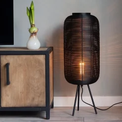 Tafellamp Tomek zwart draad 3-poot 70cm><noscript><img width=