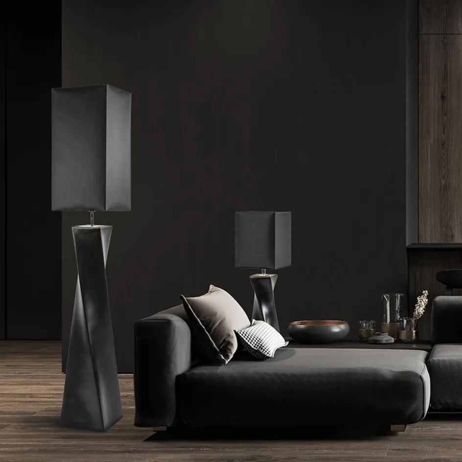 Tafellamp zwart keramiek inclusief kap zwart/goud>Straluma Sale