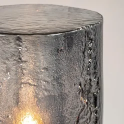 Tafellamp zwart met robuuste glazen kap><noscript><img width=