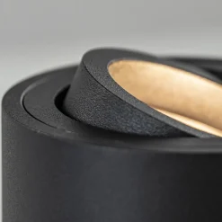 Tafelspot Rebel rond zwart gu10><noscript><img width=