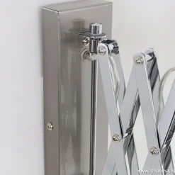 Trek wandlamp Spring chroom/grijs></noscript>Straluma New