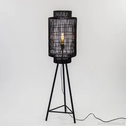 Trendy draad-vloerlamp Gruaro zwart>Straluma Sale