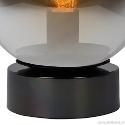 Trendy glazen tafellamp smokey><noscript><img width=