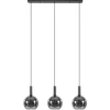 Trendy hanglamp met smoke/titanium glazen bollen>Straluma Online