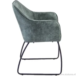 Trendy kuipstoel met zwart metalen poot><noscript><img width=