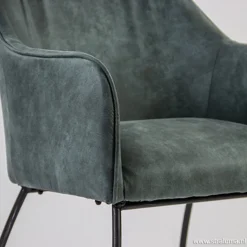 Trendy kuipstoel met zwart metalen poot><noscript><img width=