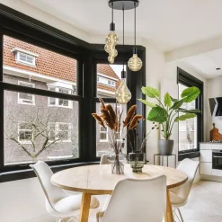 Trendy 3-lichts hanglamp mat zwart exclusief lichtbron><noscript><img width=