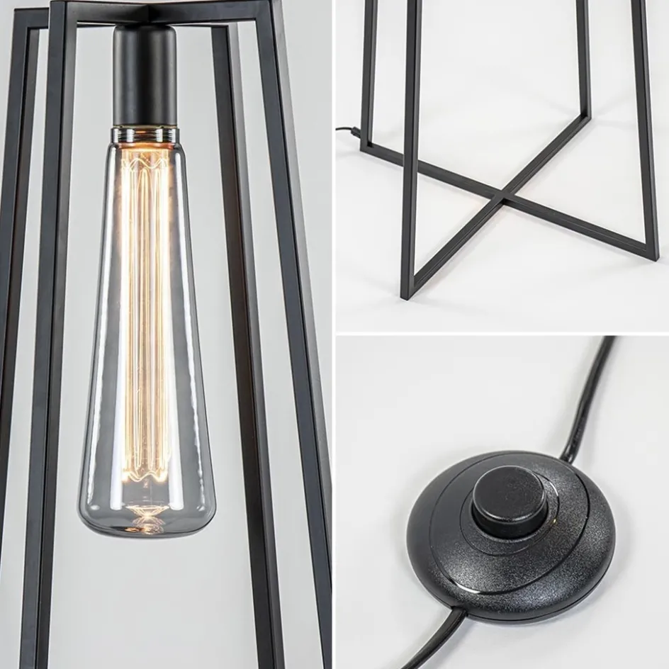 Trendy vloerlamp zwart frame excl lichtbron>Straluma Clearance