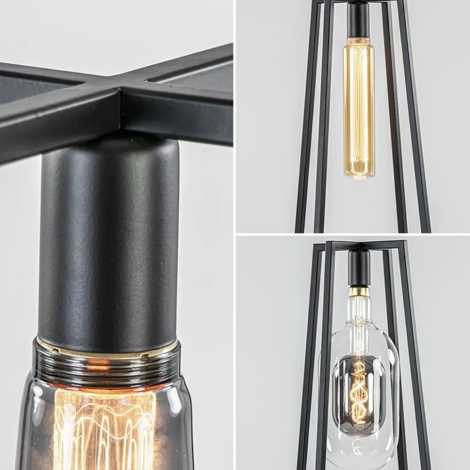 Trendy vloerlamp zwart frame excl lichtbron>Straluma Clearance