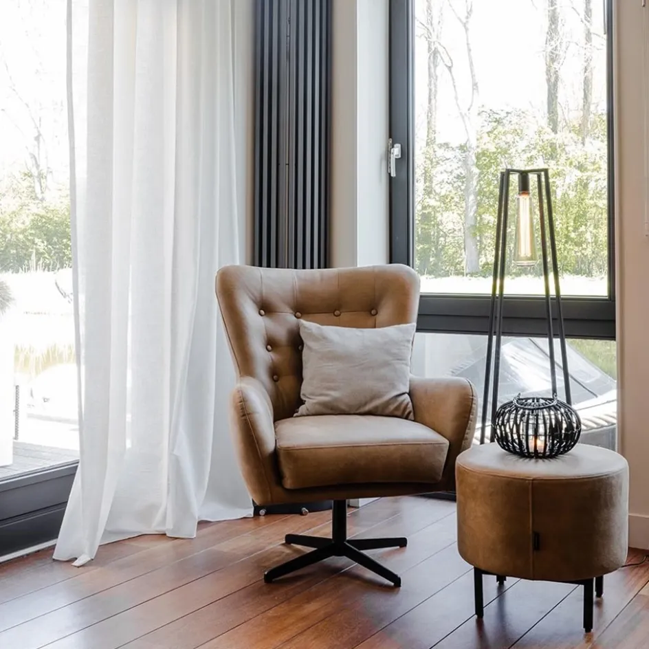 Trendy vloerlamp zwart frame excl lichtbron>Straluma Clearance