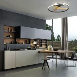 Ventilator Ocean zwart/hout + remote cct></noscript>Straluma Sale