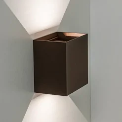 Verstelbare LED buitenlamp aluminium bruin></noscript>Straluma Outlet