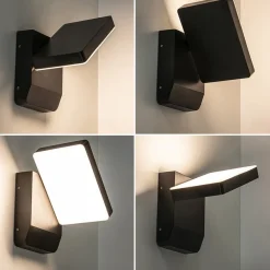 Verstelbare LED buitenlamp zwart IP54></noscript>Straluma Best