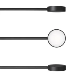 Verstelbare 5-lichts LED vloerlamp zwart dimbaar><noscript><img width=