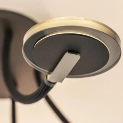 Verstelbare 5-lichts plafondlamp LED met smoke glas></noscript>Straluma Online