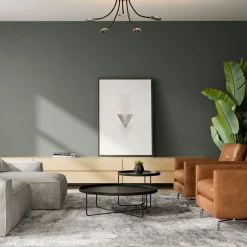 Verstelbare 5-lichts plafondlamp LED met smoke glas></noscript>Straluma Online