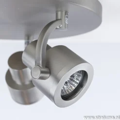 Verstelbare stalen opbouwspot 3-lichts><noscript><img width=