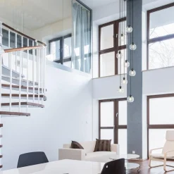 Videlamp / multipendel 9L zwart helder bolglas></noscript>Straluma Discount