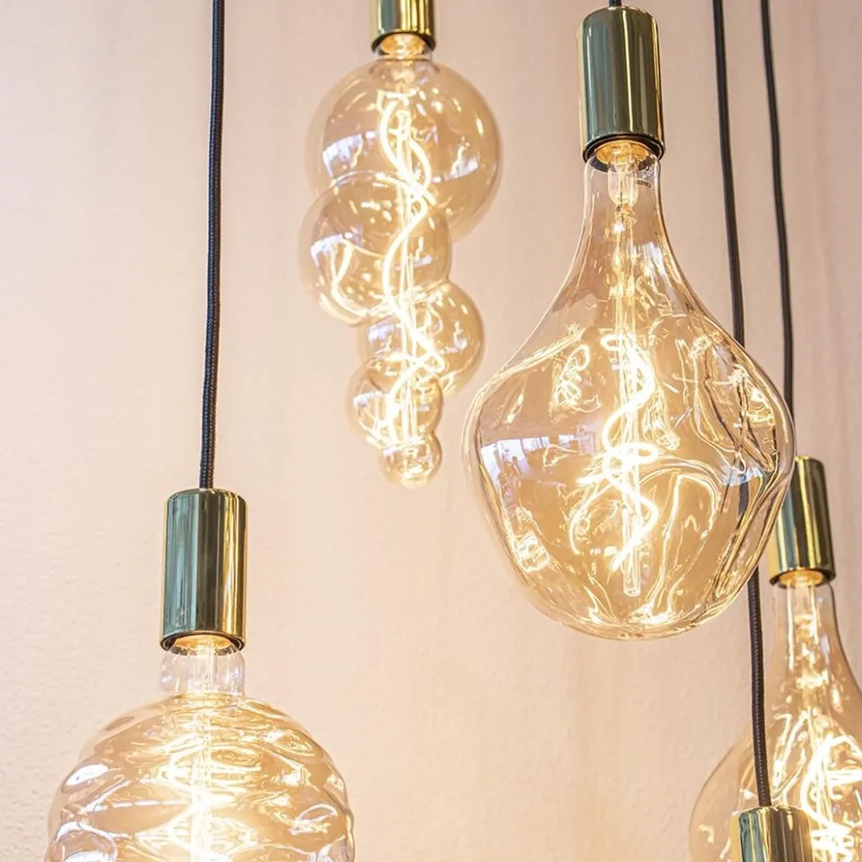 Videlamp Aton 12l goldleaf/shiny brass>Straluma