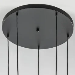 Videlamp Bella 5L rond zwart/brons+smoke><noscript><img width=