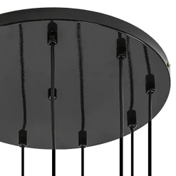 Videlamp Globe 9L rond zwart/goud/wit><noscript><img width=