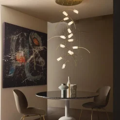 Videlamp Tulip 7L prisma/brass></noscript>Straluma