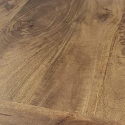 Vierkante bartafel mangohout 80x80 cm met zwarte poot><noscript><img width=