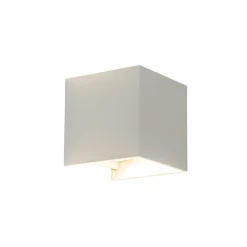 Vierkante buitenlamp wand wit IP54>Straluma Outlet
