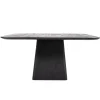 Vierkante eettafel zwart mango hout 150x150 cm>Straluma New