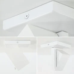 Vierkante opbouwspot mat wit GU10 verstelbaar></noscript>Straluma New