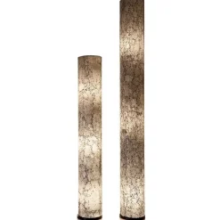 Vloerlamp 200 cm gerecycled glas wit><noscript><img width=