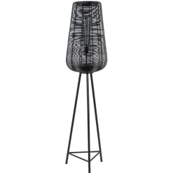Vloerlamp Adeta driepoot draad zwart>Straluma