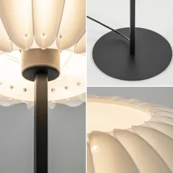 Vloerlamp Arena zwart/kap wit><noscript><img width=