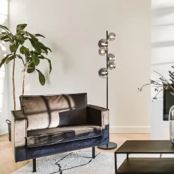 Vloerlamp Calcio 6l zwart + smoke glas></noscript>Straluma Clearance