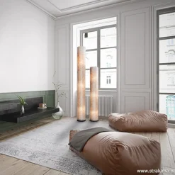 Vloerlamp cilinder capiz schelpen 200 cm><noscript><img width=