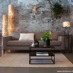 Vloerlamp Coin schelpen cilinder gold><noscript><img width=