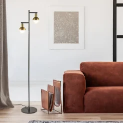 Vloerlamp Drop 2 zwart/matgoud></noscript>Straluma Best