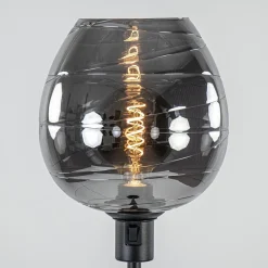 Vloerlamp Fantasy op stang zwart + smoke glas></noscript>Straluma Sale