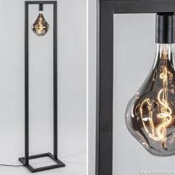 Vloerlamp frame zwart>Straluma Online