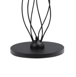 Vloerlamp Gio zwart + bolglas helder></noscript>Straluma Hot