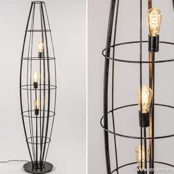 Vloerlamp Havana Grande antiek zwart>Straluma New